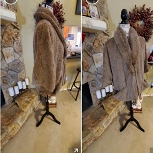 LADIES SHRUG/JACKET FAUX FURRY SO SOFT!